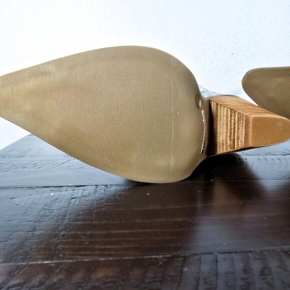 Gianni Bini Jeweled Silver Glitter Cowboy Booties Women’s 8 M Western Heels NEW - Picture 13 of 16